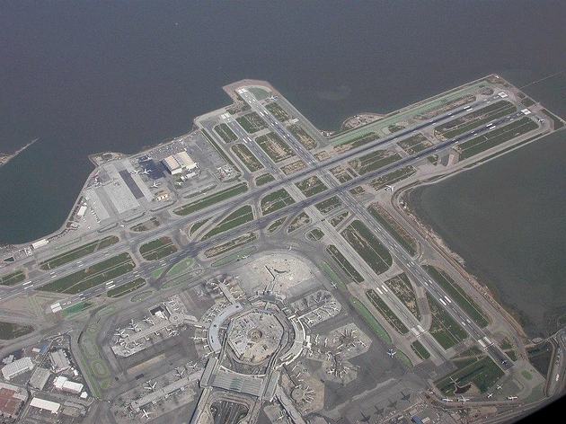 Imatge de l'aeroport de San Francisco (Aèria)